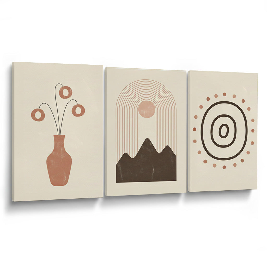 minimal bohem Kanvas Tablo