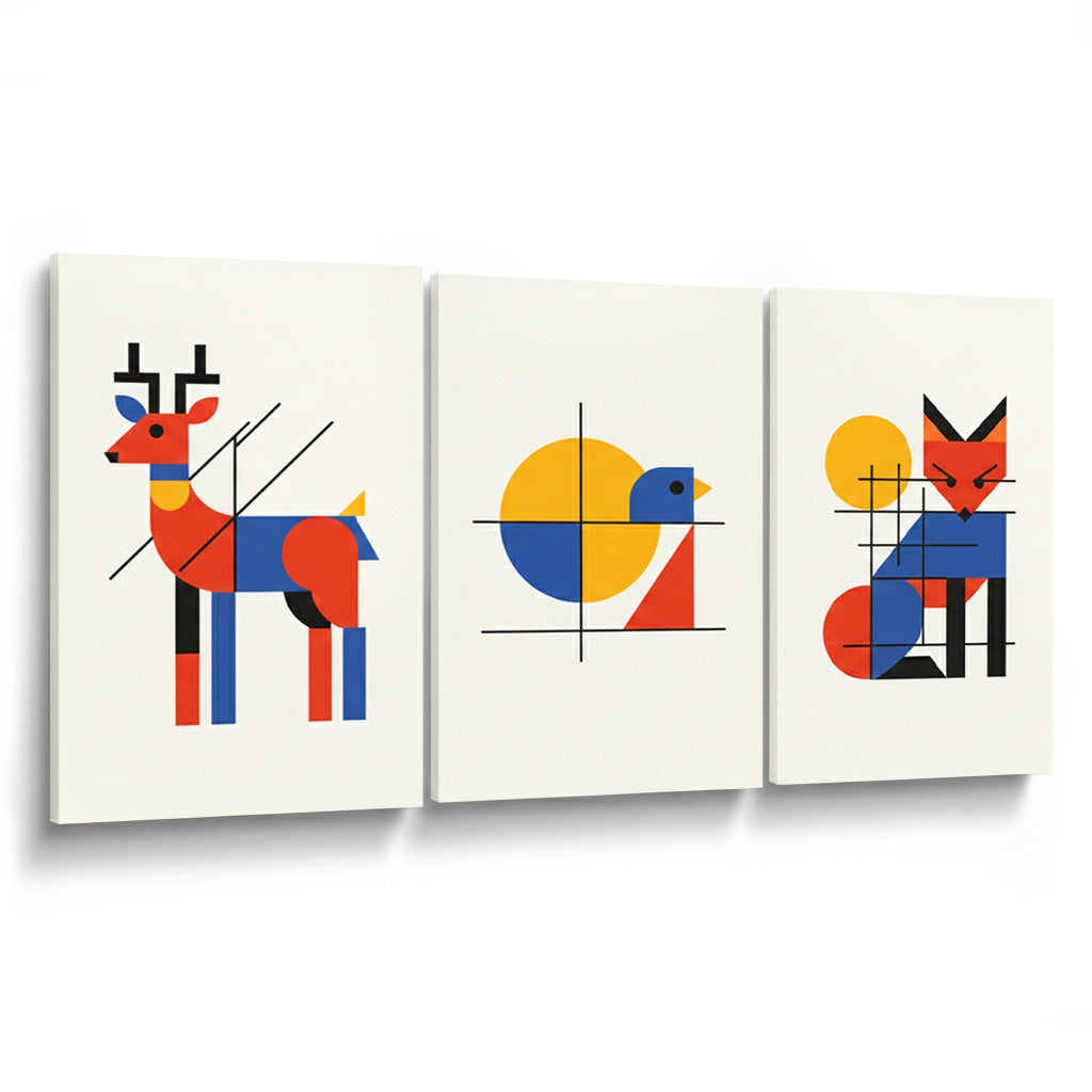 modern fauna Kanvas Tablo