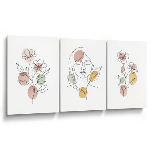 sade ve zarif dokunuş Kanvas Tablo